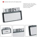 Desktop radio with LED display timer 